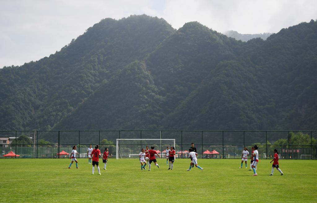 陕西留坝营盘足球基地资料照片（新华社记者 李一博 摄）