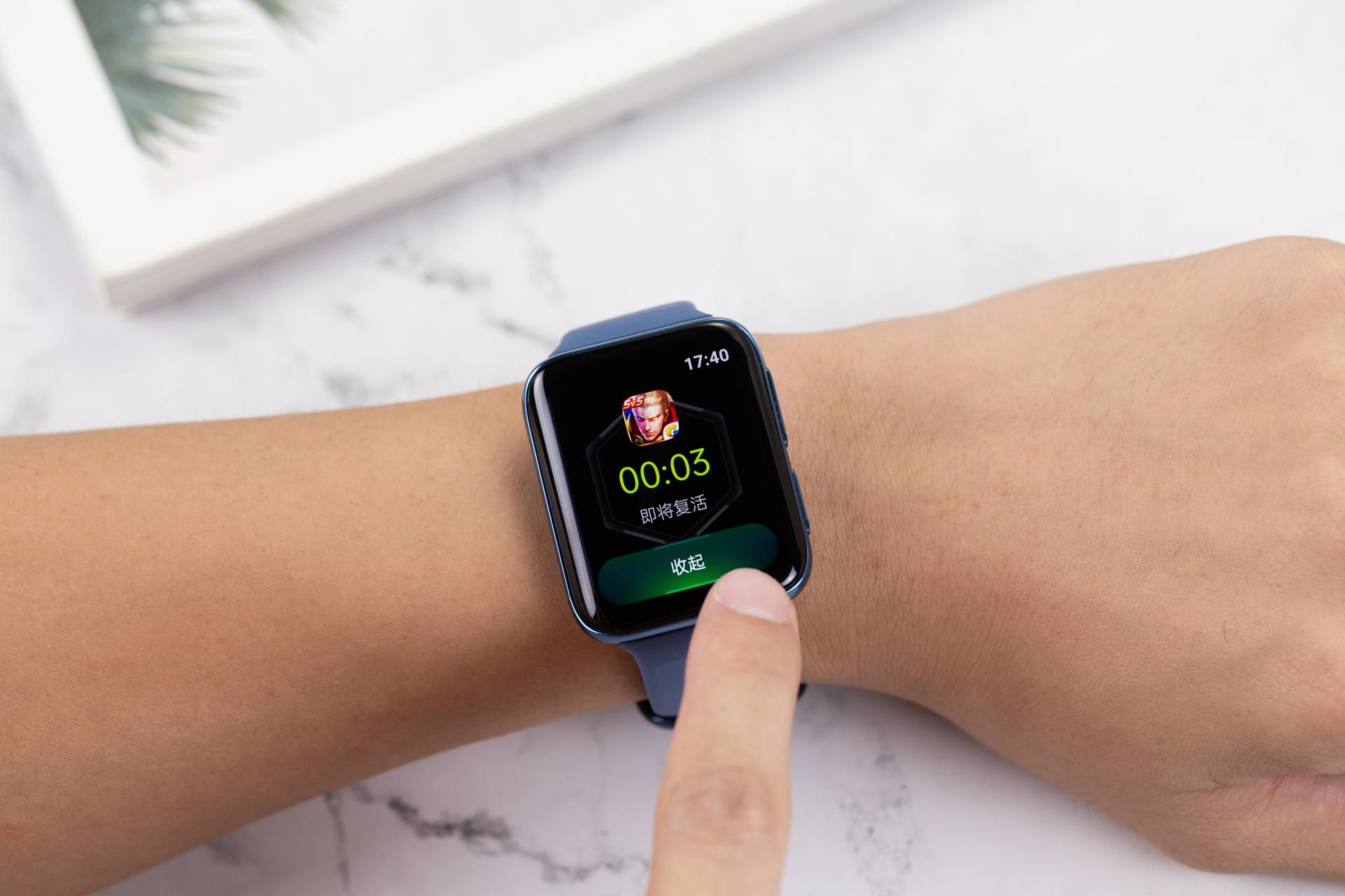 提前上手oppowatch2星蓝版新配色更是加了不少时尚分