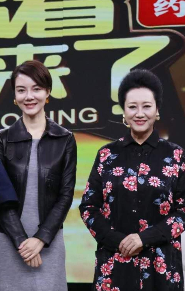 明星母女同框太养眼车晓和妈妈合体65岁王丽云穿贵妇装