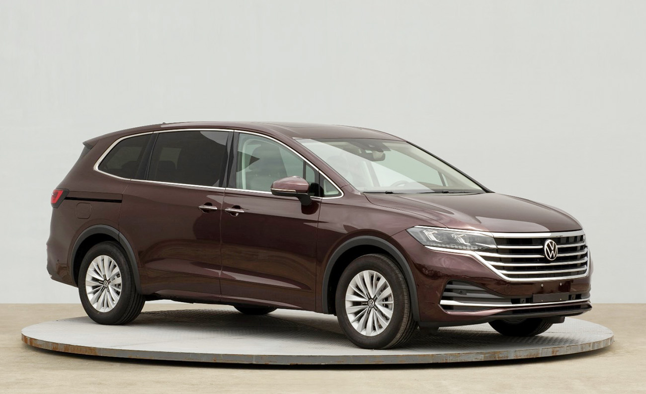 上汽大众mpv威然新车型曝光换装新内饰车身大幅加重