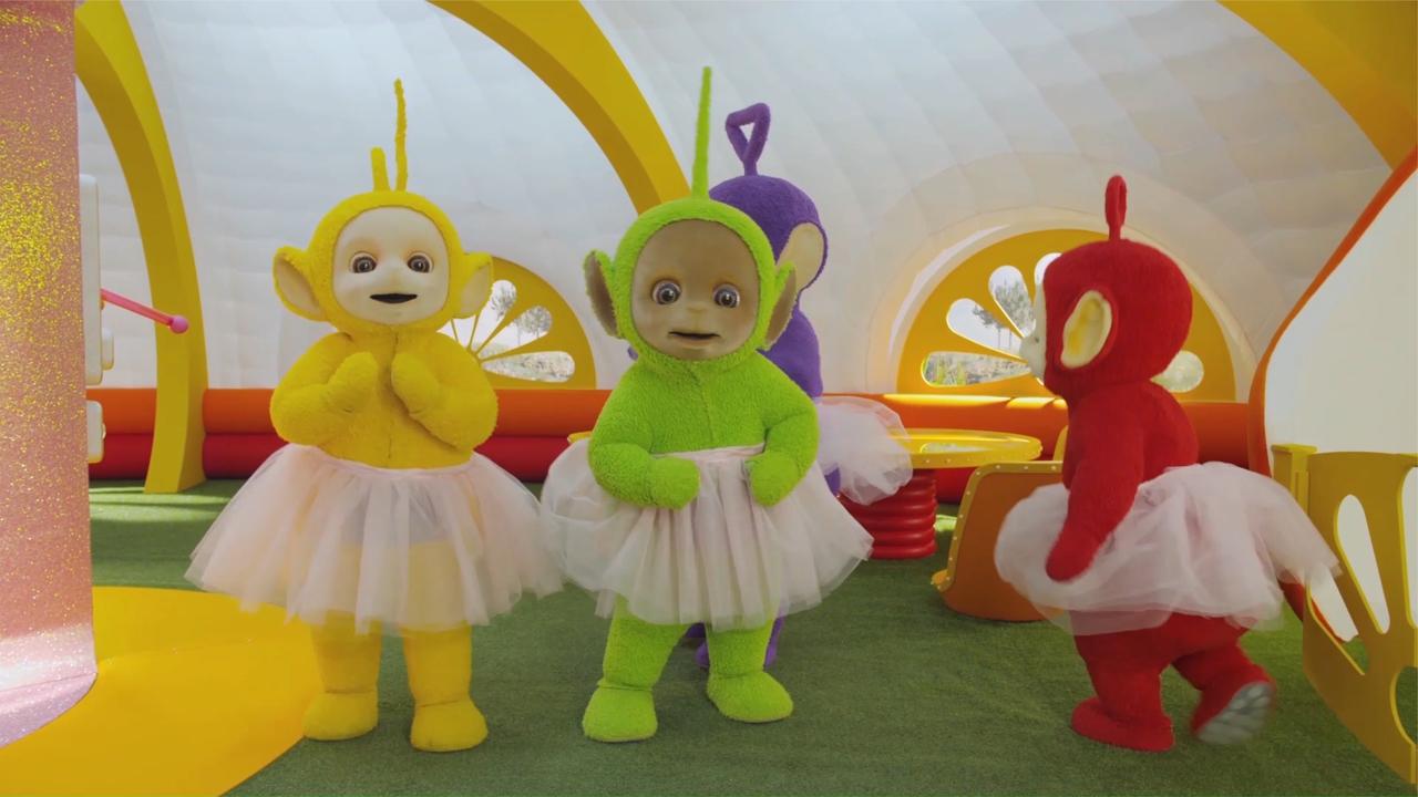 天线宝宝穿上纱裙,狂跳芭蕾舞