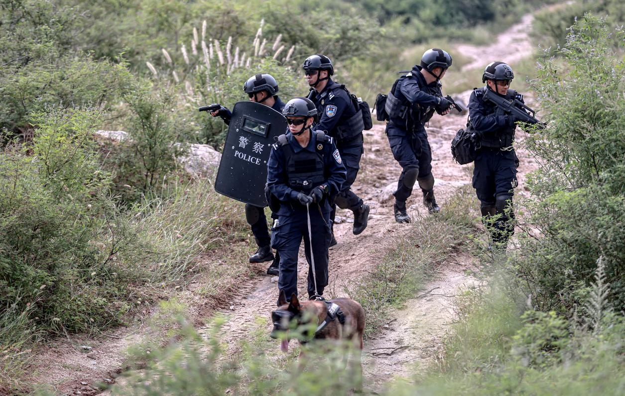 天津特警开展山地实战大练兵