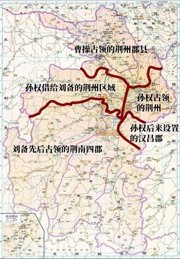 围绕着荆州,大家依旧在不停博弈,到关羽大意失荆州时,手上只剩下南郡