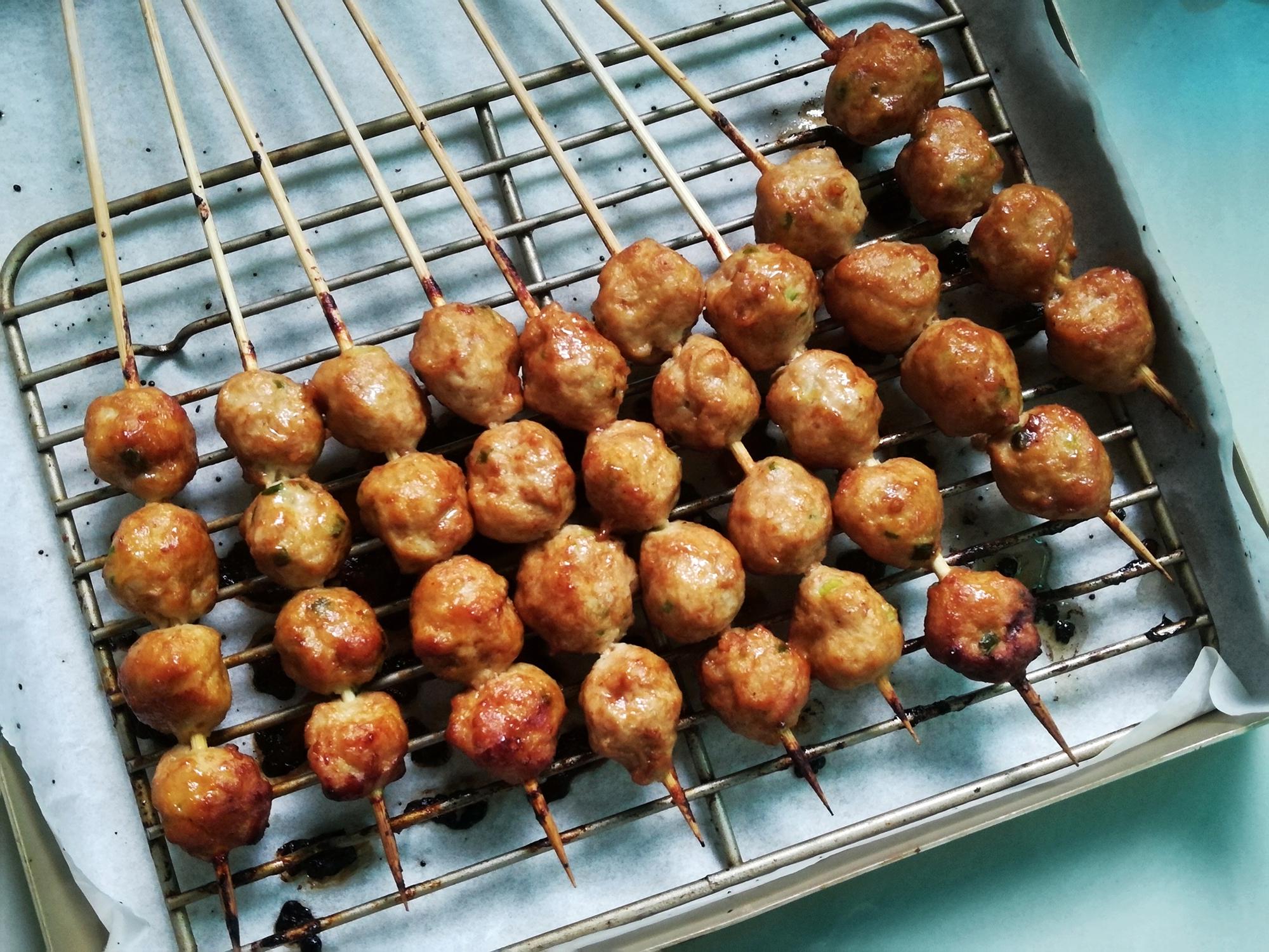 烤鸡肉丸,美味多汁 ,好吃健康|肉丸|烤鸡|烤肉酱_新浪新闻