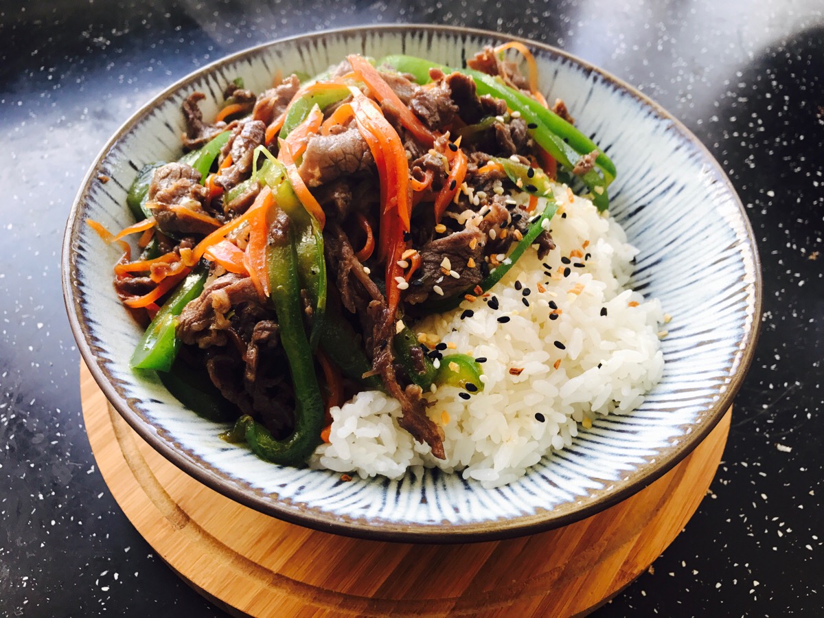 好吃的牛柳小油菜盖浇饭|油菜|牛肉|葱姜_新浪新闻