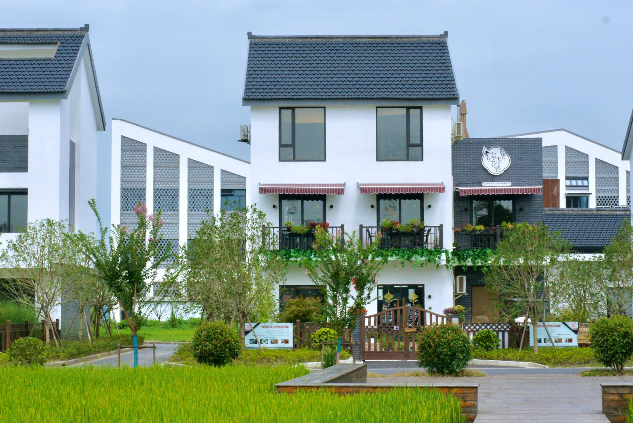 沪苏省界向阳村除了亲切的村味还有个摩登游客中心