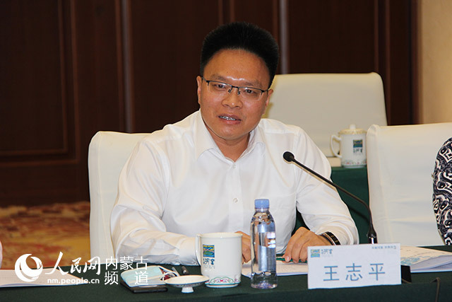 巴彦淖尔市委副书记,代市长王志平出席会议并致辞.人民网 白建平摄