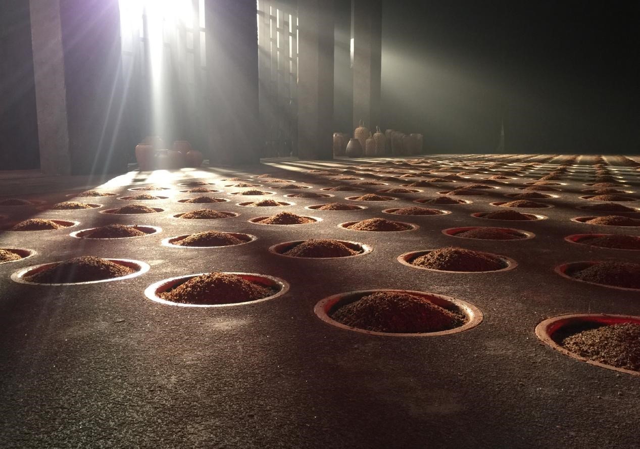 衡水老白干创最大白酒地缸发酵车间吉尼斯纪录