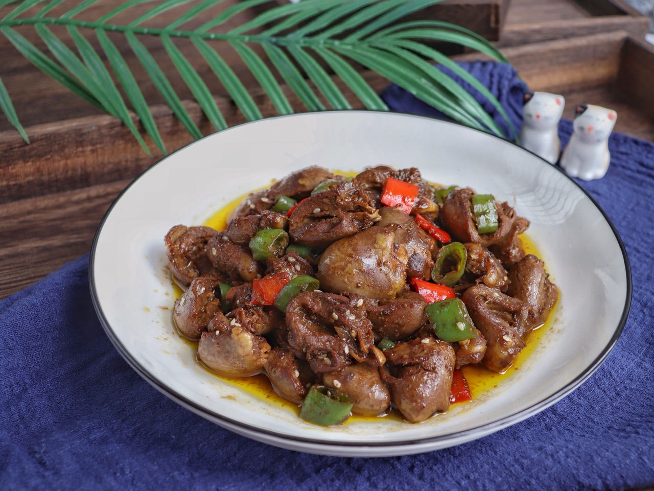 教你一道孜然鸡心,自己在家就能做,麻辣鲜香,清脆可口