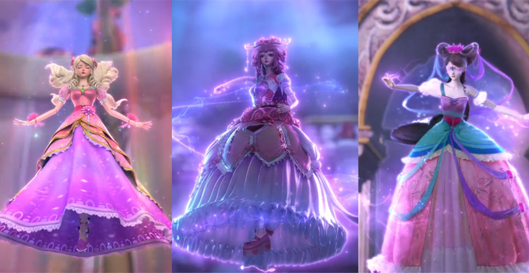 亮相的,就像预告中穿着爱心礼服的情公主,冰莲花番外中出现的梦公主