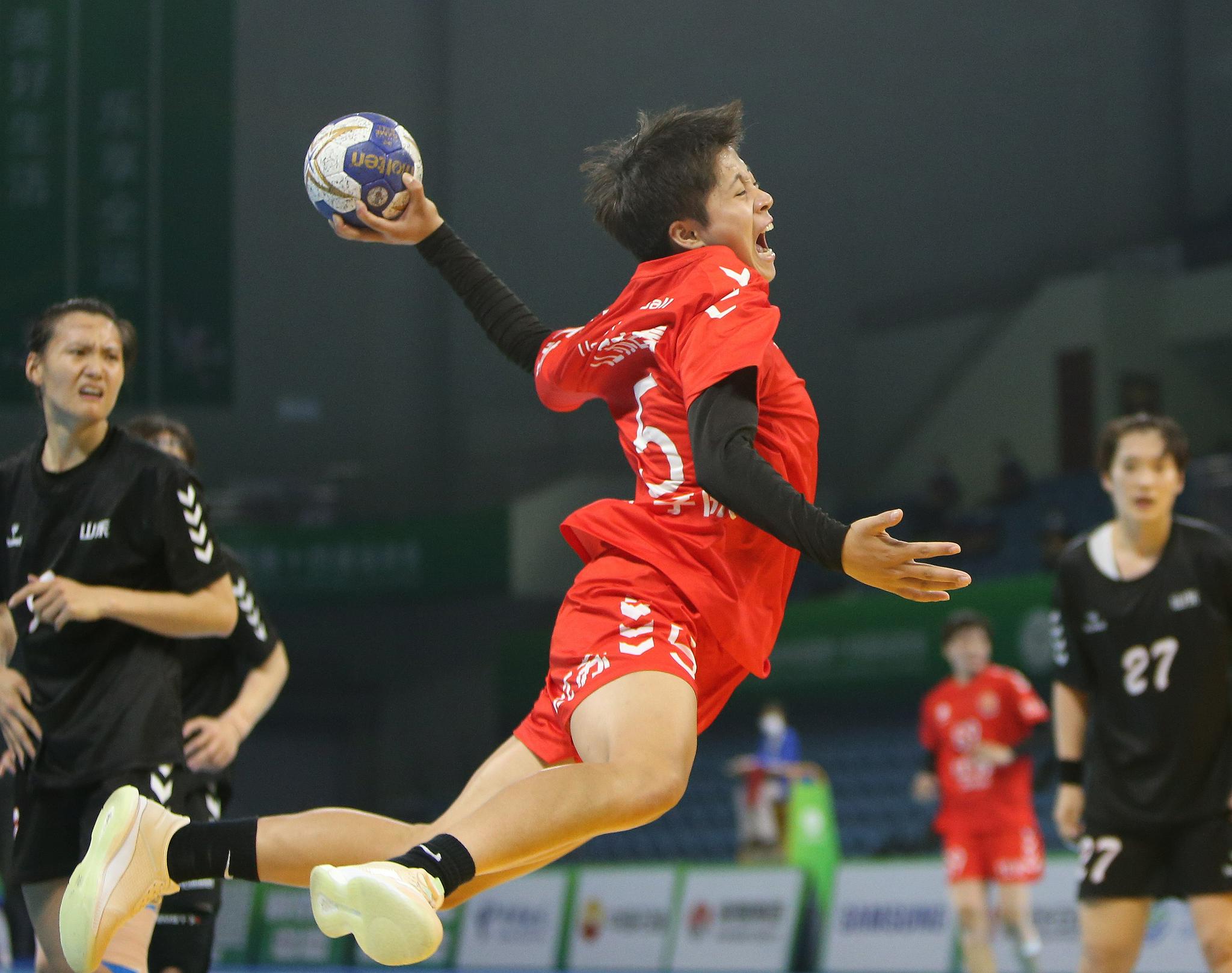 手球江苏队夺得女子手球金牌