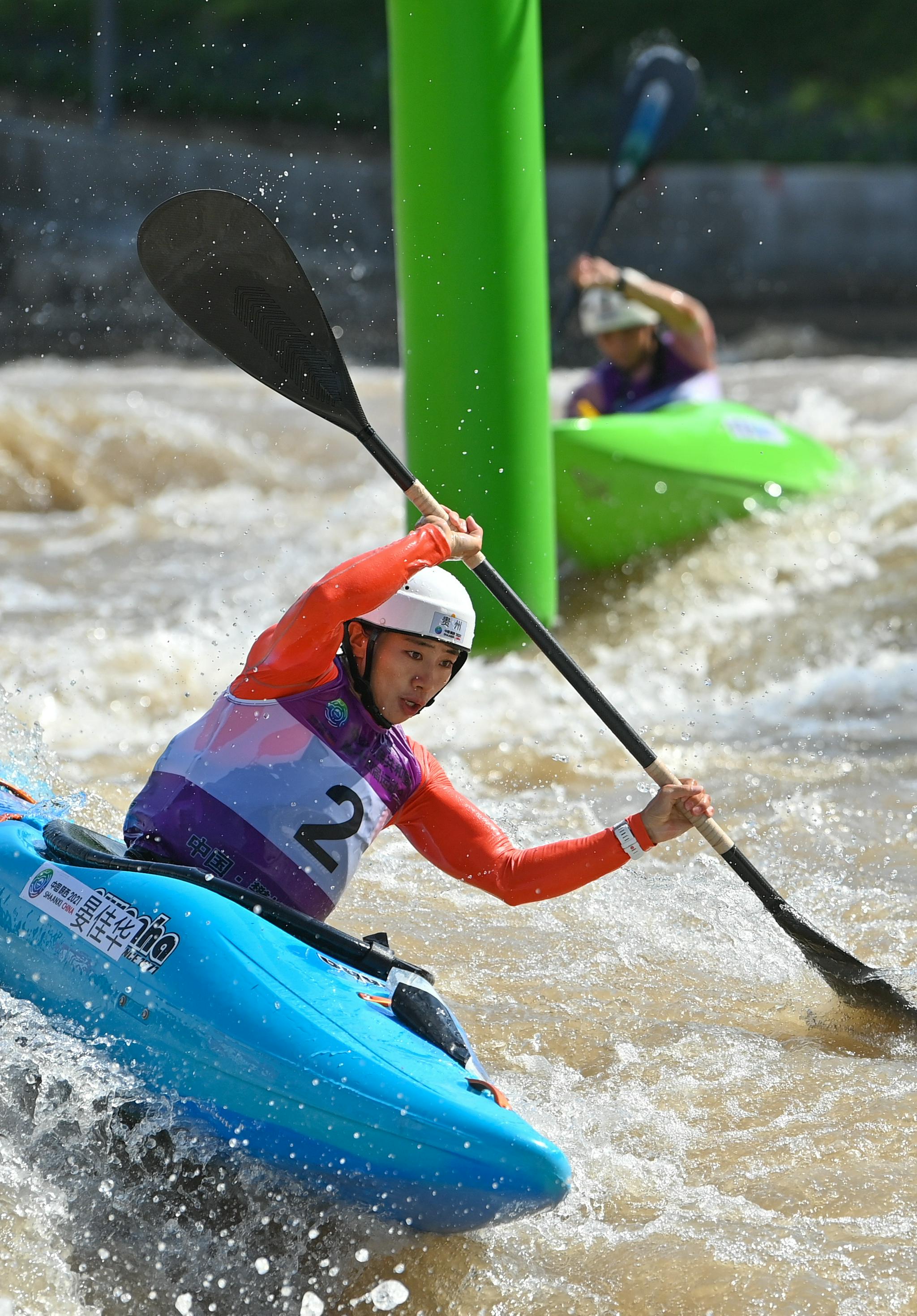 皮划艇激流回旋——女子极限皮艇赛况