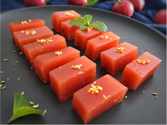 自己在家也能做的桂花山楂糕清爽开胃酸甜不腻