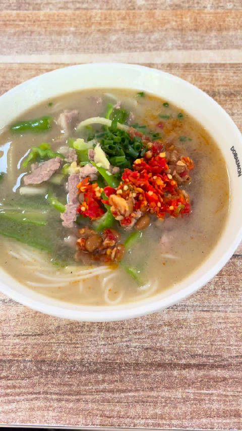 永州的粉馆一般都有砍肉粉,我还好奇啥是砍肉粉?