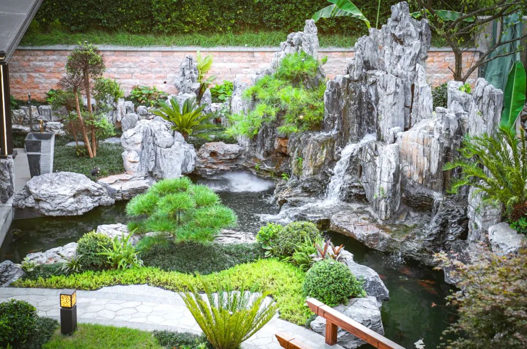 园集奖优秀作品走进于花园之中穿行去感受新中式庭院的极致山水之趣