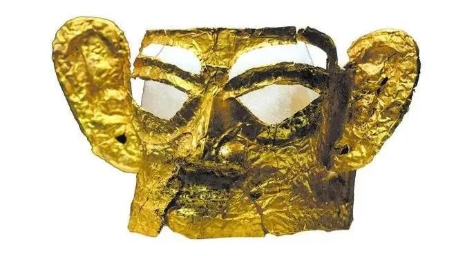 完整黄金面具(图源:成都日报)