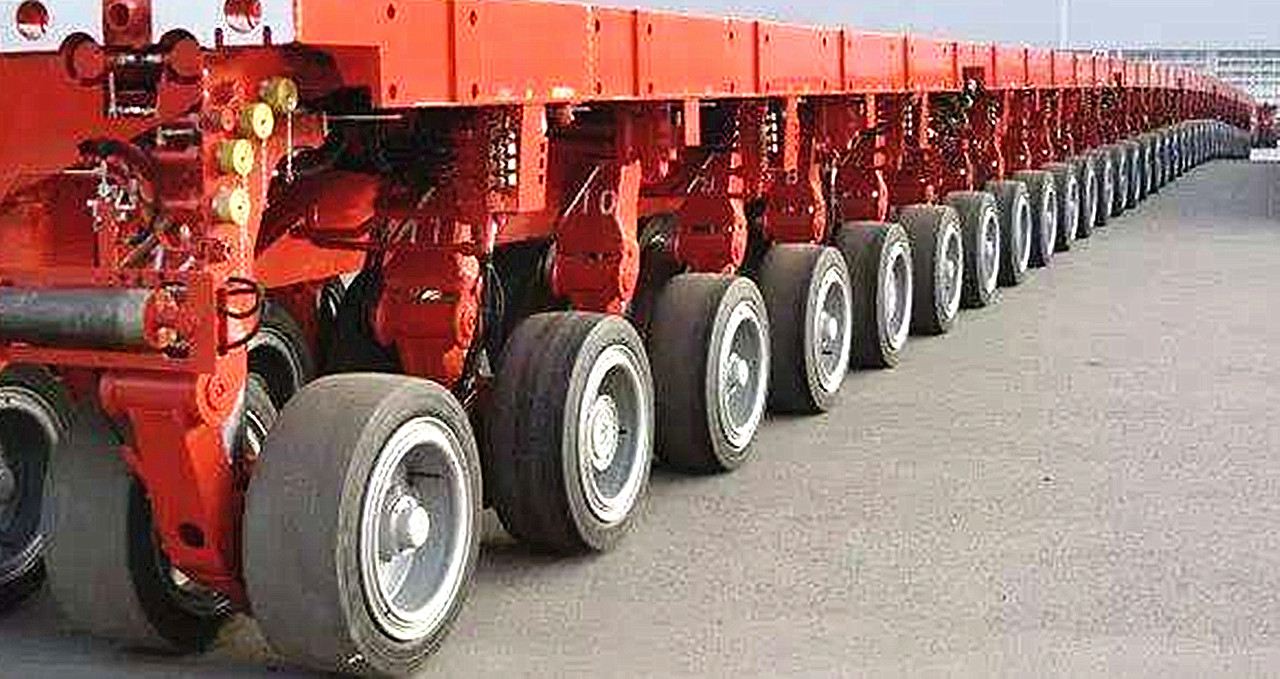 又1国之重器载重高达5万吨运输车中国造连德国都自叹不如