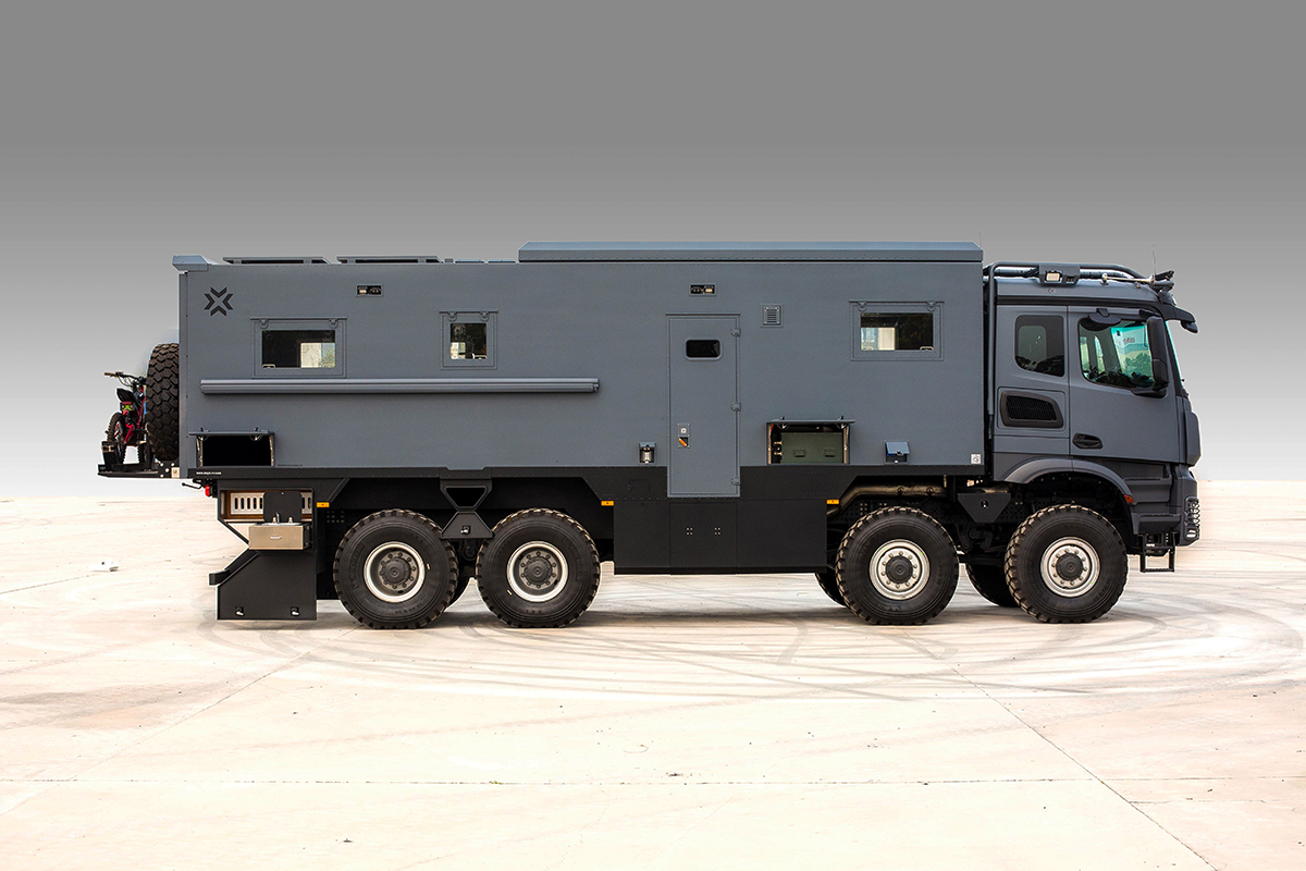 分时四驱 全时八驱还带升顶露台,诺马迪森自行式越野房车