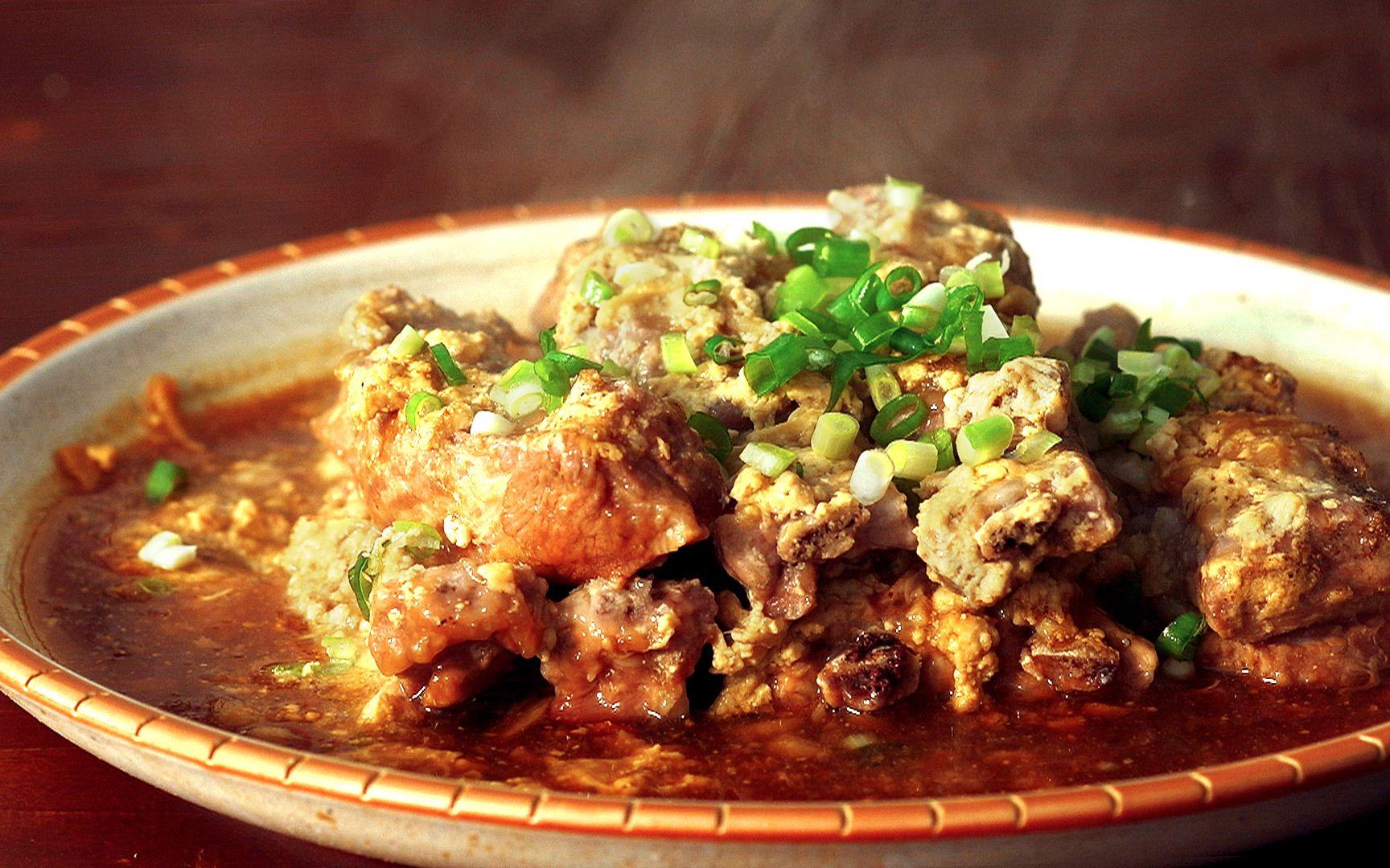 好吃的腐乳蒸鸡肉