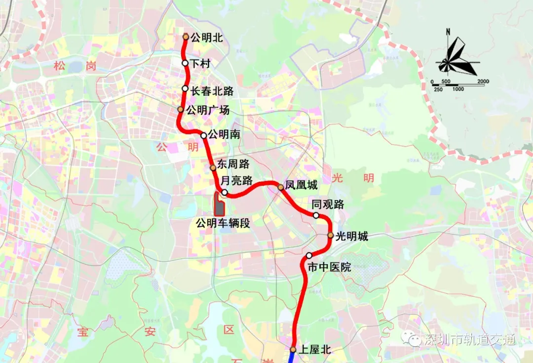 13号线北延线路示意图(站名以实际运营为准)