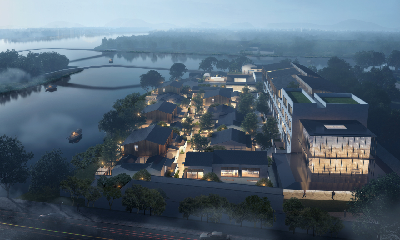 去年6月,黄酒小镇与融创中国,深融文旅成功签订投资合作协议,分花雕里