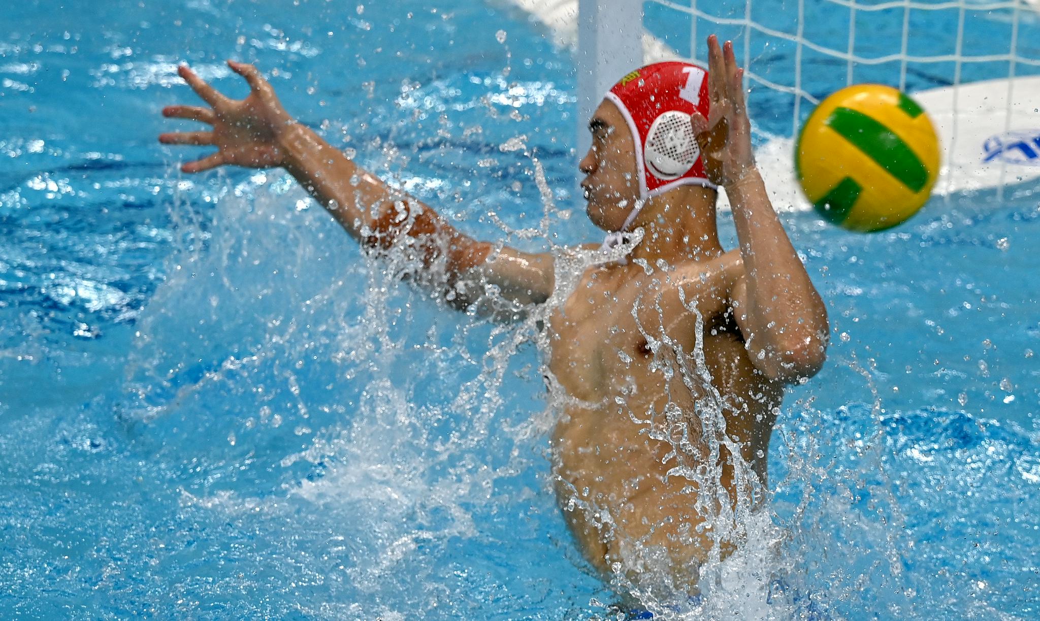 水球——广东队获得男子水球金牌