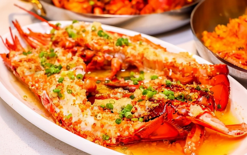 节日最佳主菜蒜蓉粉丝蒸龙虾肉质q弹鲜香肥美爱了爱了