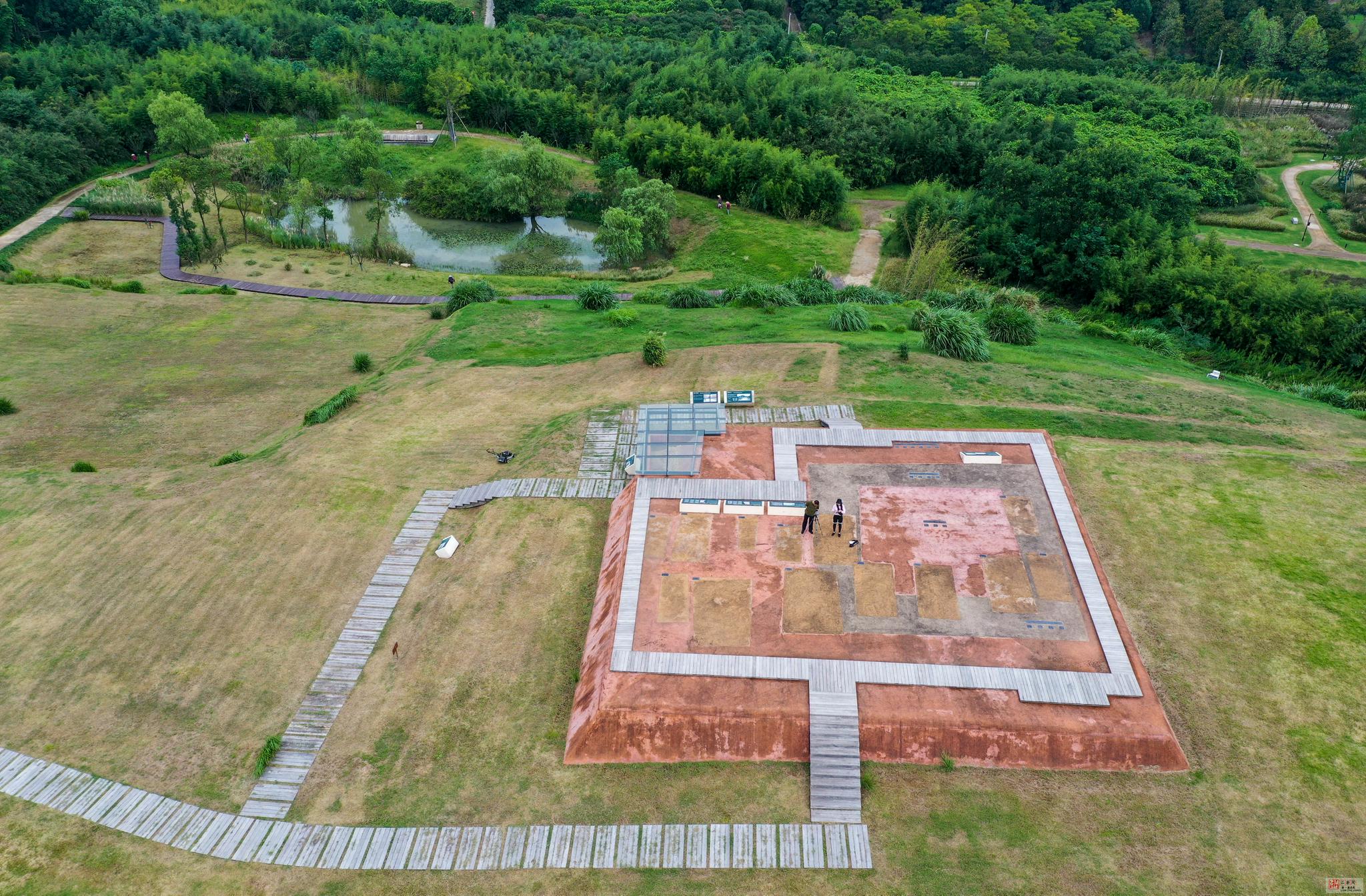 杭州:瑶山遗址公园揭盖头 国庆节正式对外开放