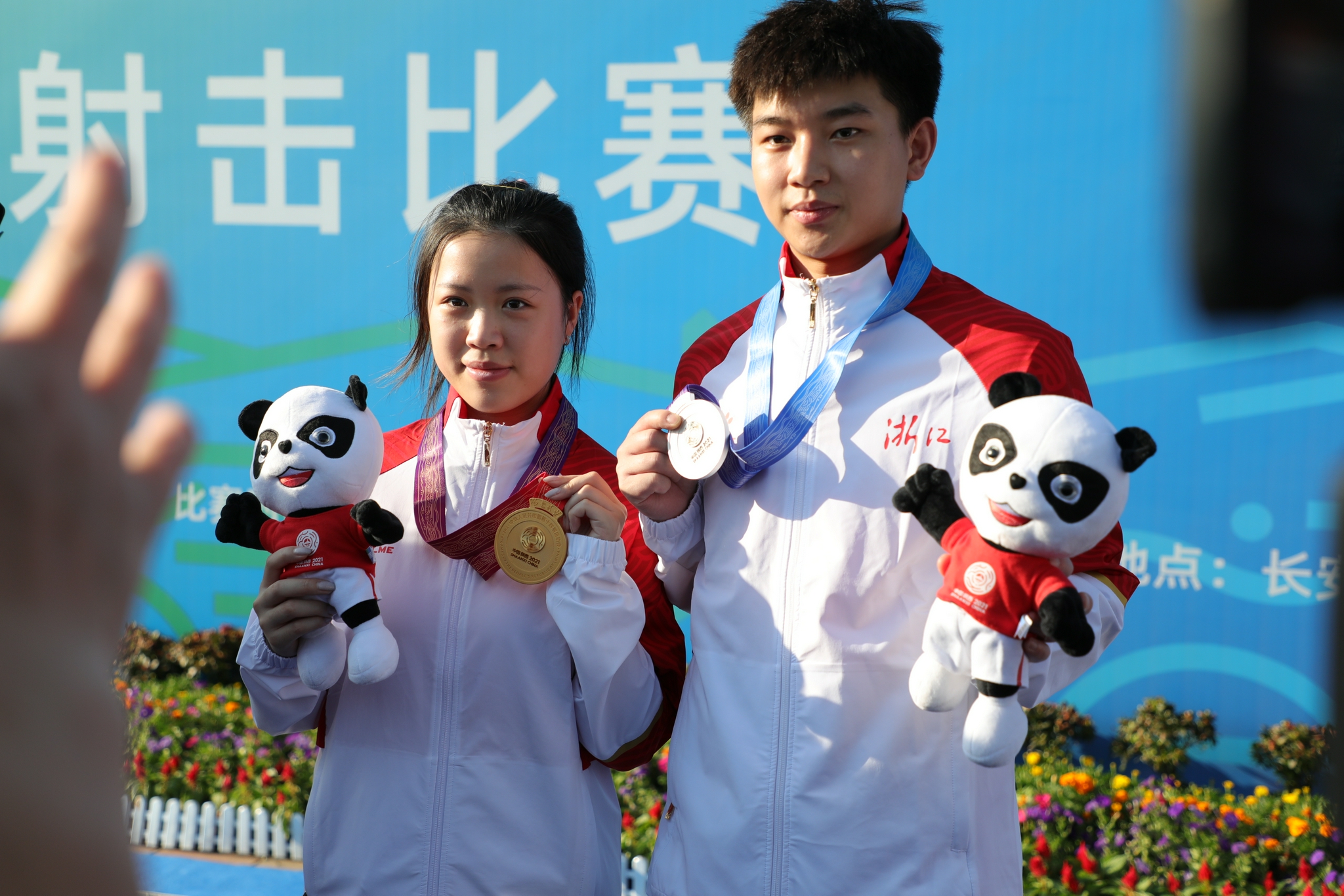 The combination of Yang Qian and Yang Haoran won gold in the National Games.