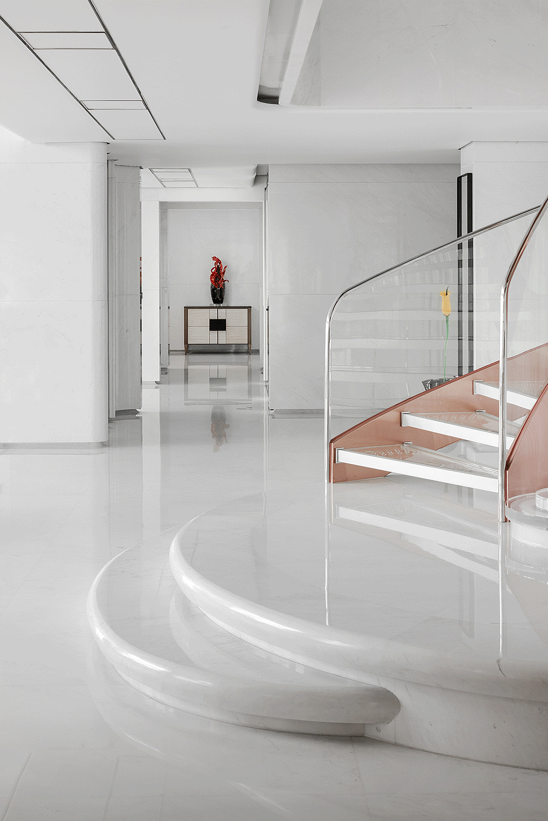 豪奢的艺术1200㎡上海汤臣一品penthouse豪宅