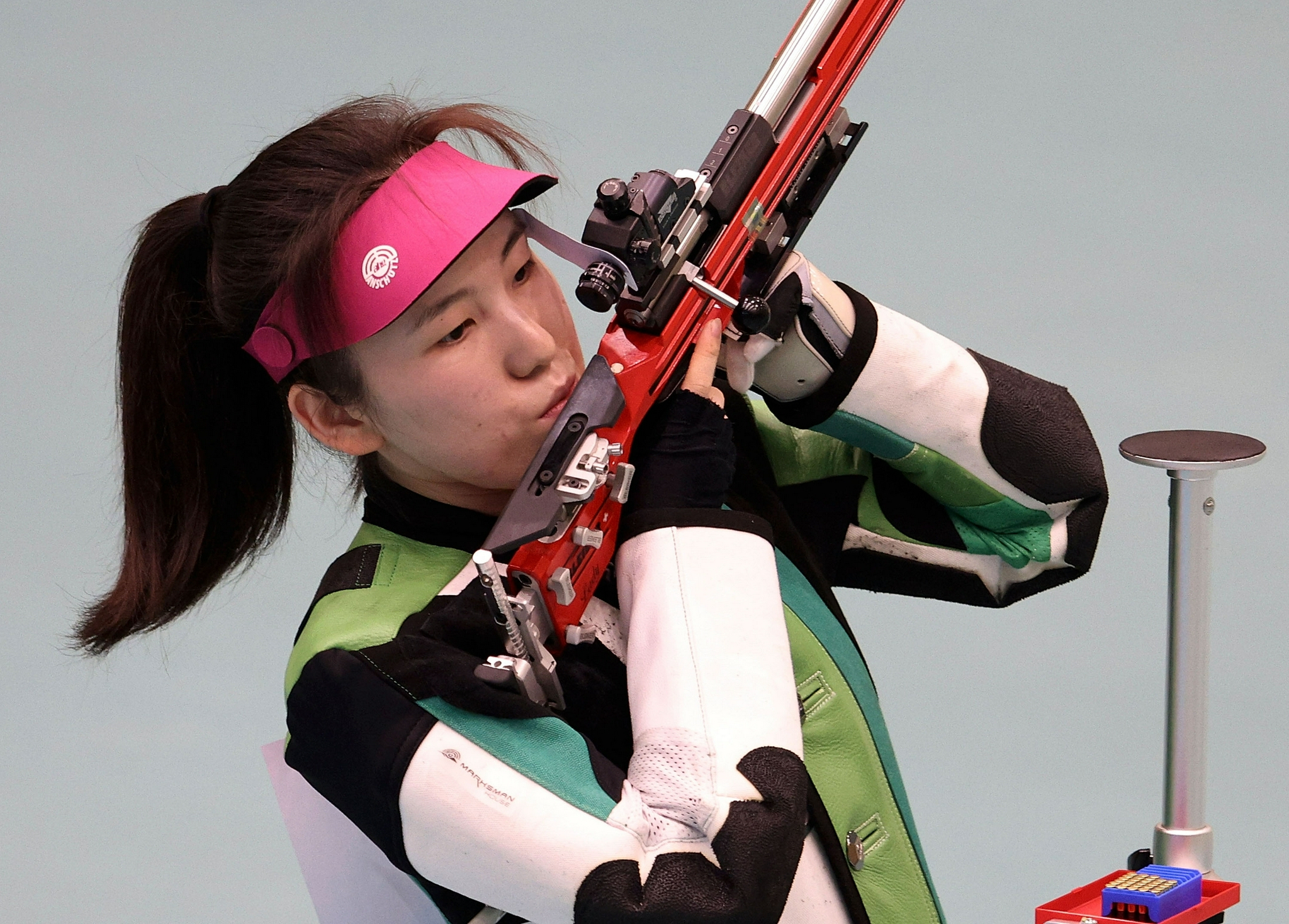 射击——女子50米步枪3种姿势决赛:山西队选手苗婉茹夺冠