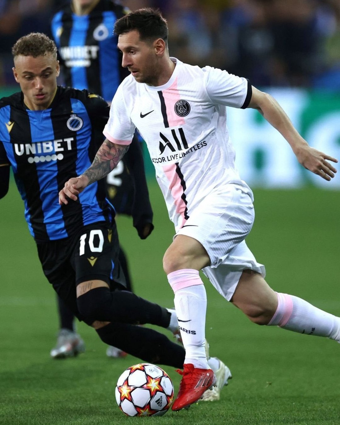 梅西在巴黎圣日耳曼