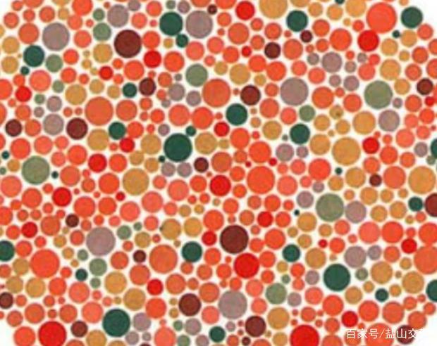 正规车管所色盲图,若你能看出图3,就基本告别方向盘了