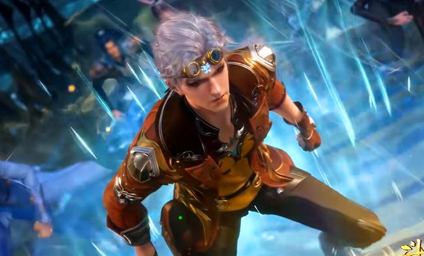 斗罗大陆海神第一考开始小奥首位进行考验唐三背着荣荣通关