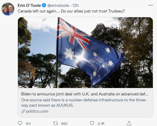 加拿大盟友不信任特鲁多了吗