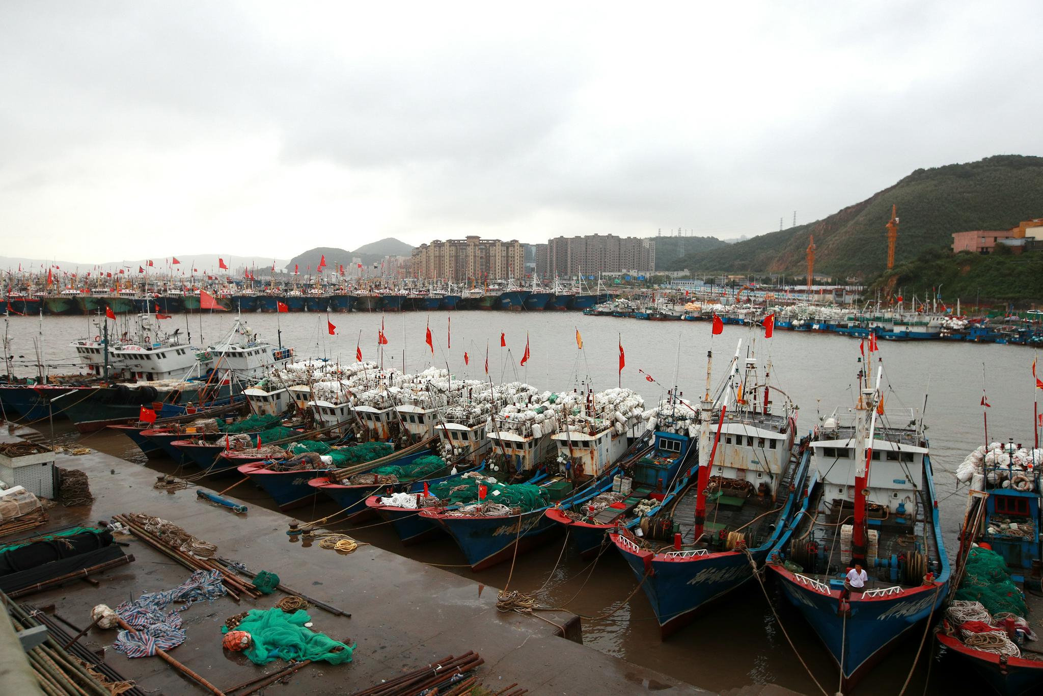 中国舟山渔场图片