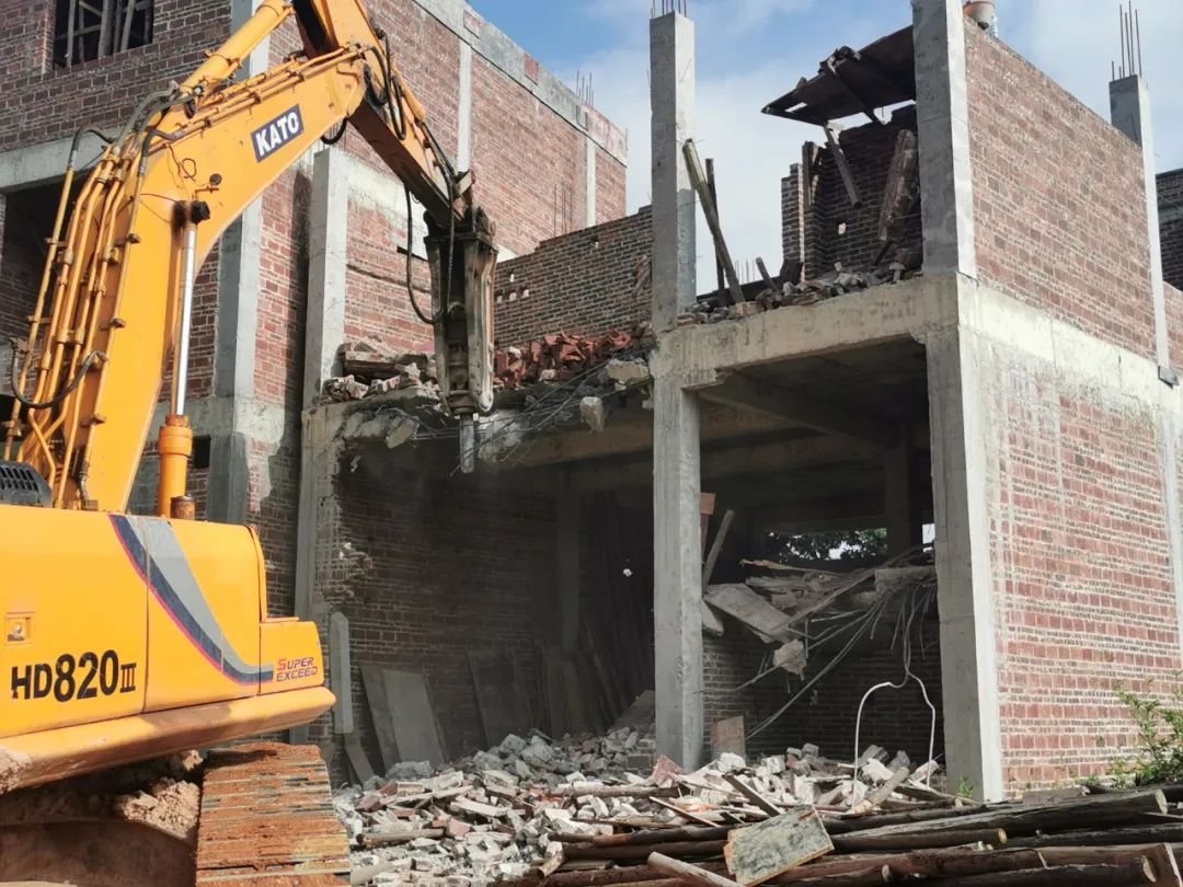 梧州又有违建被强制拆除,就在这两个村