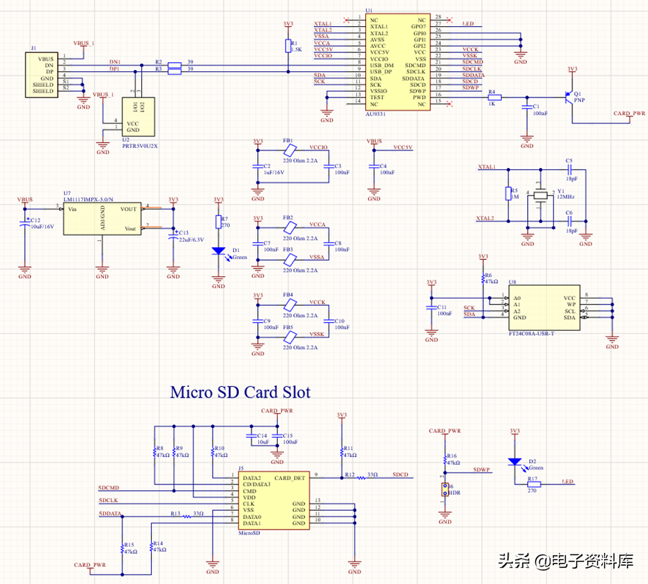 设计您自己的USB MicroSD读卡器PCB__财经头条