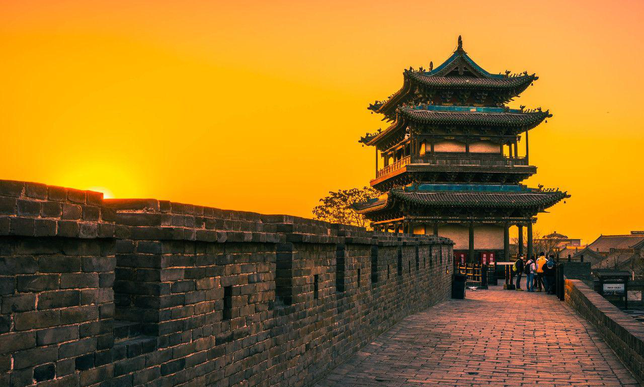 平遥古城位于山西的中国世界遗产距今已有2700多年的历史