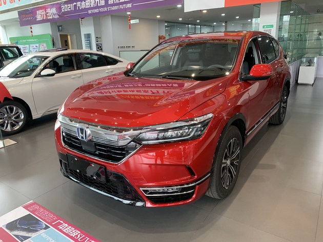 综合油耗13升广汽本田皓影锐混动ephev到店实拍