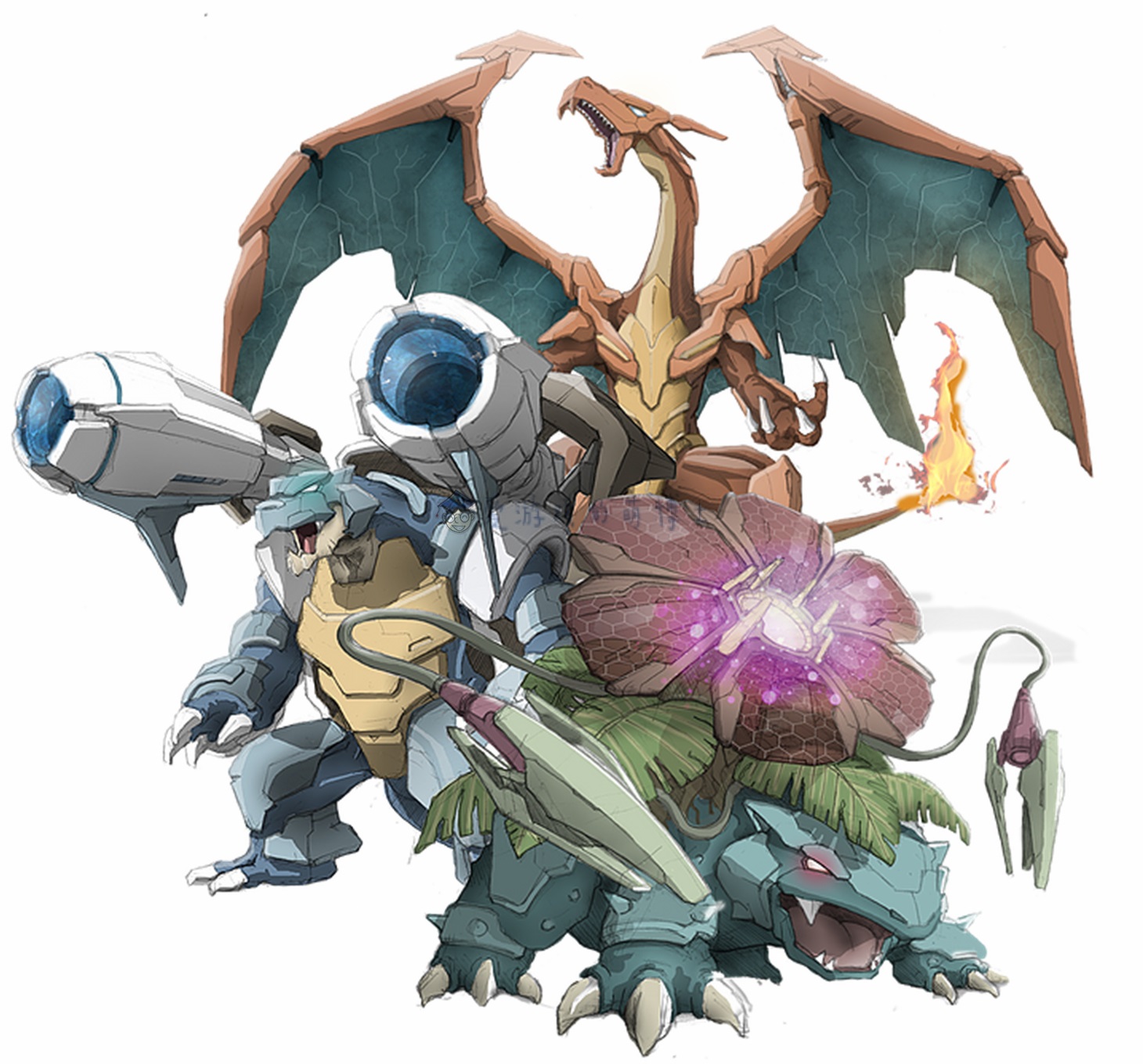 人见人爱的宝可梦融合了机甲的概念后会是什么样子