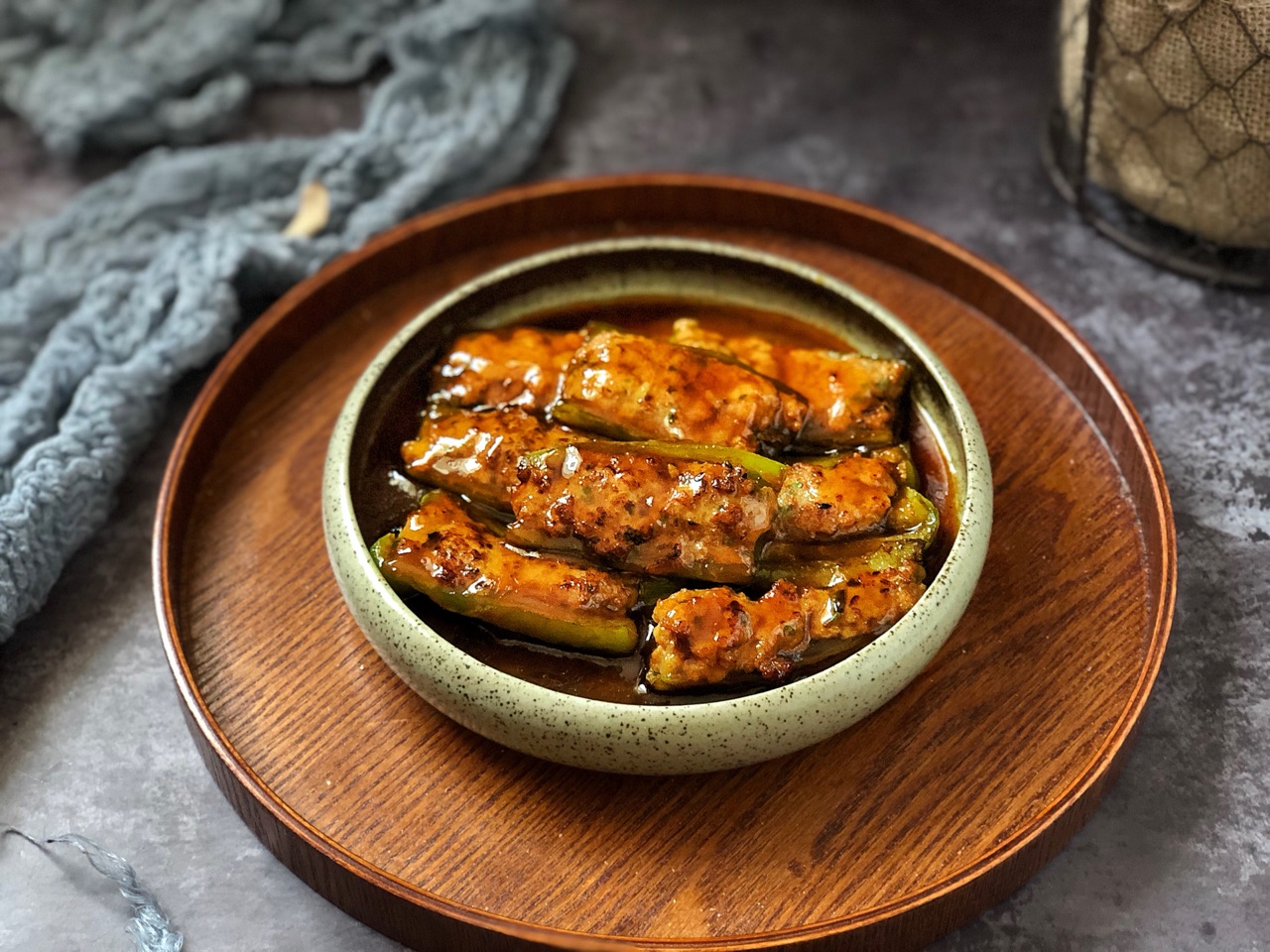 懒人版的青椒酿肉,没有食欲的时候就吃这菜,太下饭了|青椒|食欲|懒人