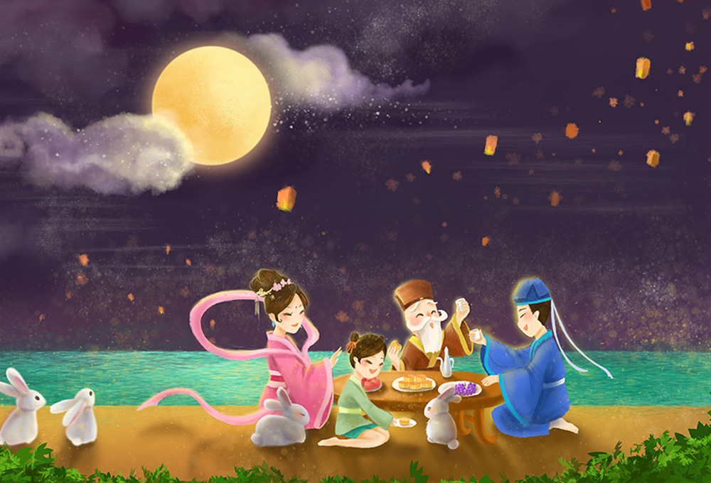 偷菜饮酒吃大餐古代人的中秋节可比现在有意思多了