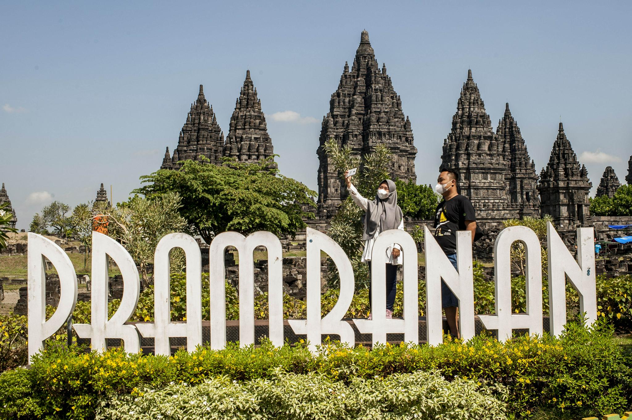 印尼巴兰班南神庙重新对公众开放