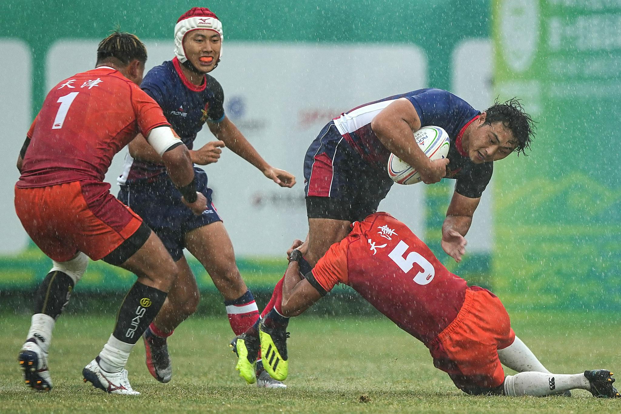 七人制橄榄球——陕西队获得男子七人制橄榄球铜牌