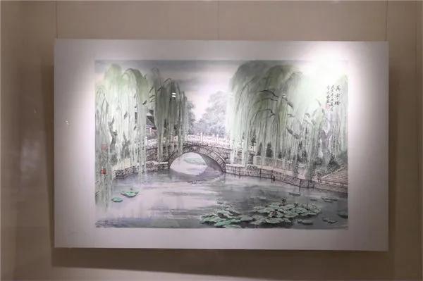 马海方 136cm×68cm展厅一角 马海方作品书画家孙佩杰北海静心斋