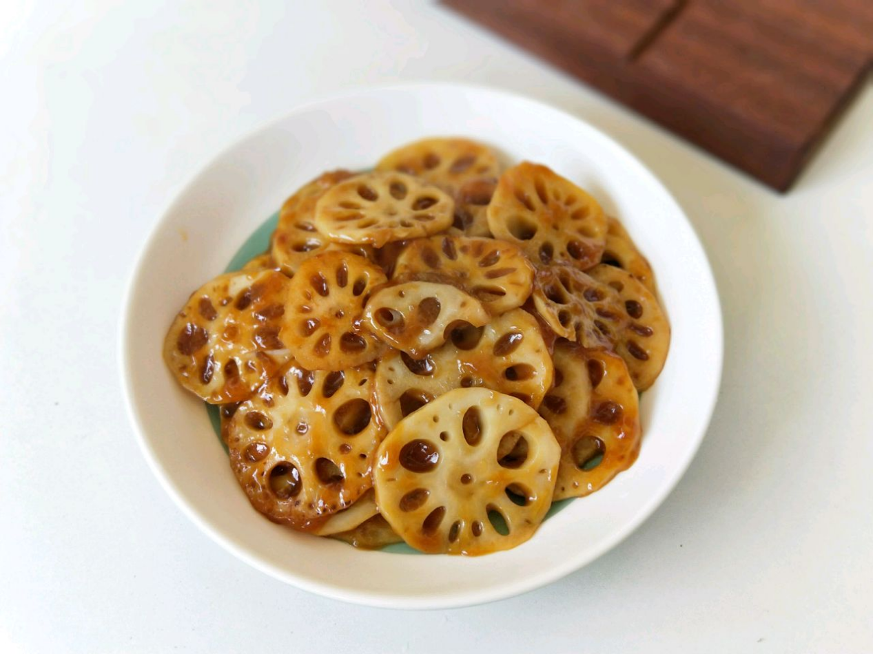 家常糖醋藕片,原汁原味酸甜好吃,老人孩子都爱吃