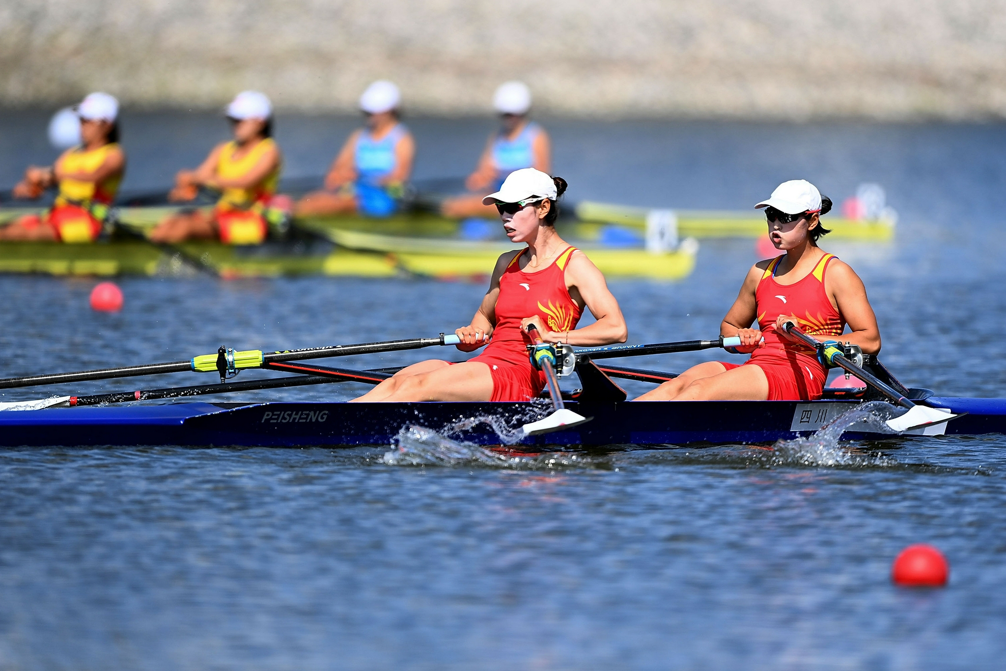 赛艇——女子双人双桨决赛赛况