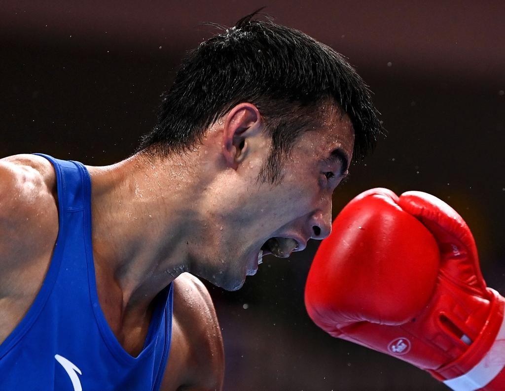 全运会-拳击:男子63公斤级山俊夺冠