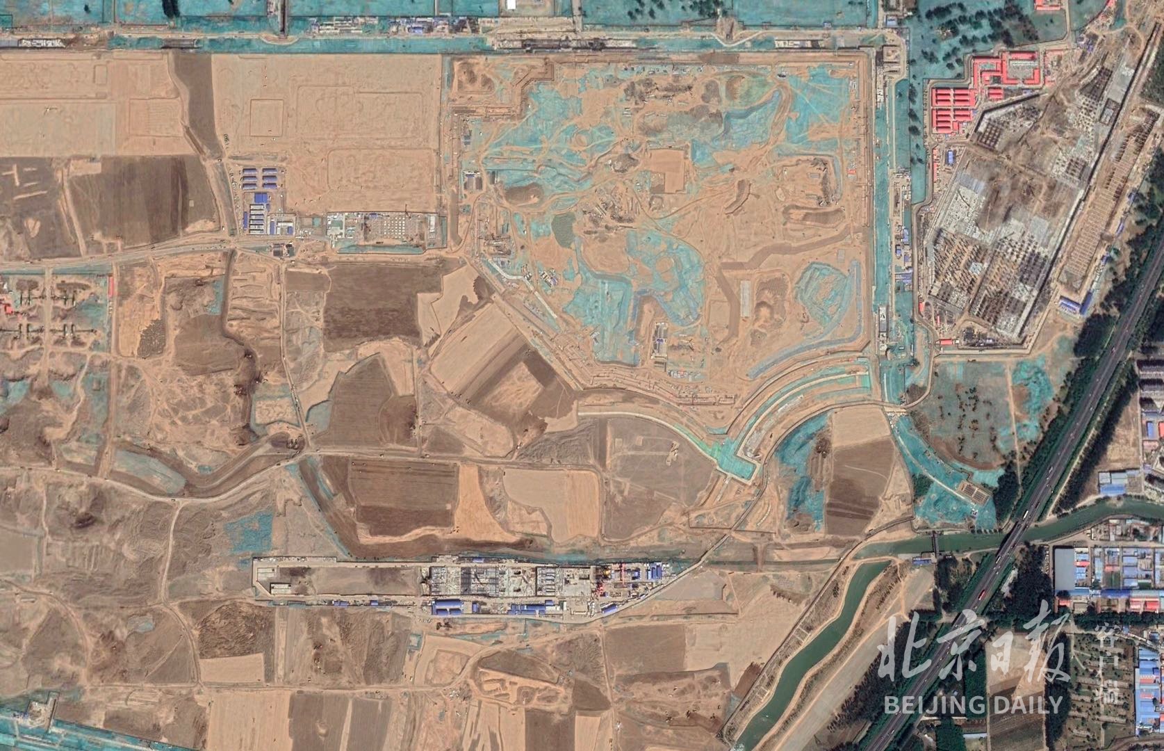 独特视角！60万米高空看北京环球度假区6年蝶变休闲区蓝鸢梦想 - Www.slyday.coM